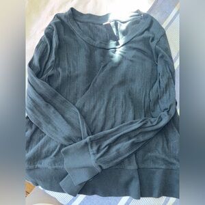 Old Navy Ribbed Long Sleeve Pajama Top XL – Heavy Wear / Pilling